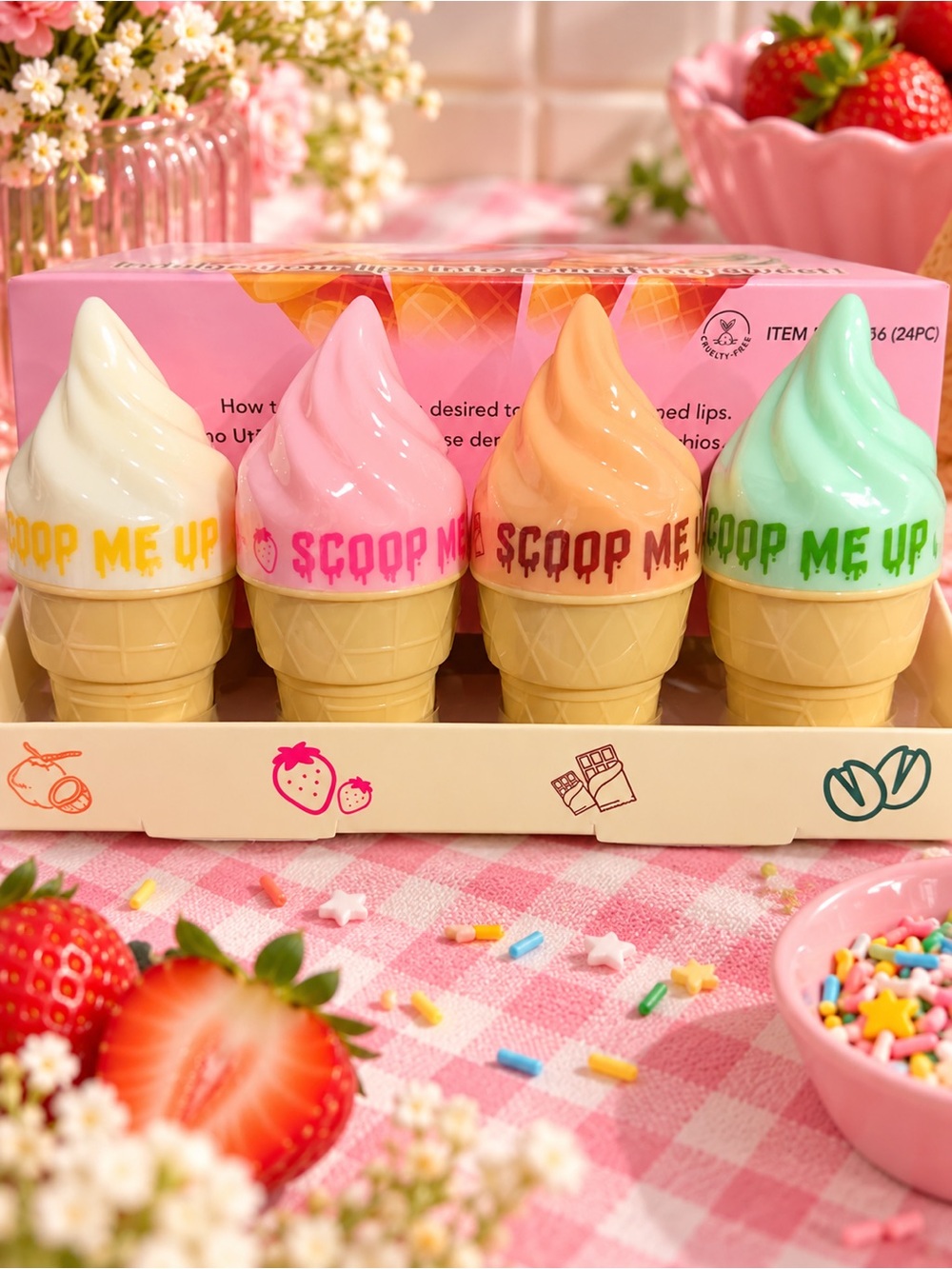 6 Icy Lip balms